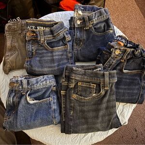 Bundle Boys Jeans Size 7 Cat & Jack Children’s Place Straight Relaxed Lot of 6